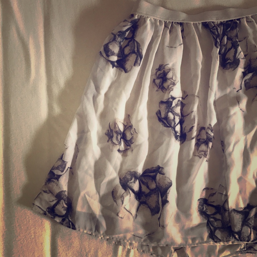 Rose mini-skirt, great condition, from Nordstrom.